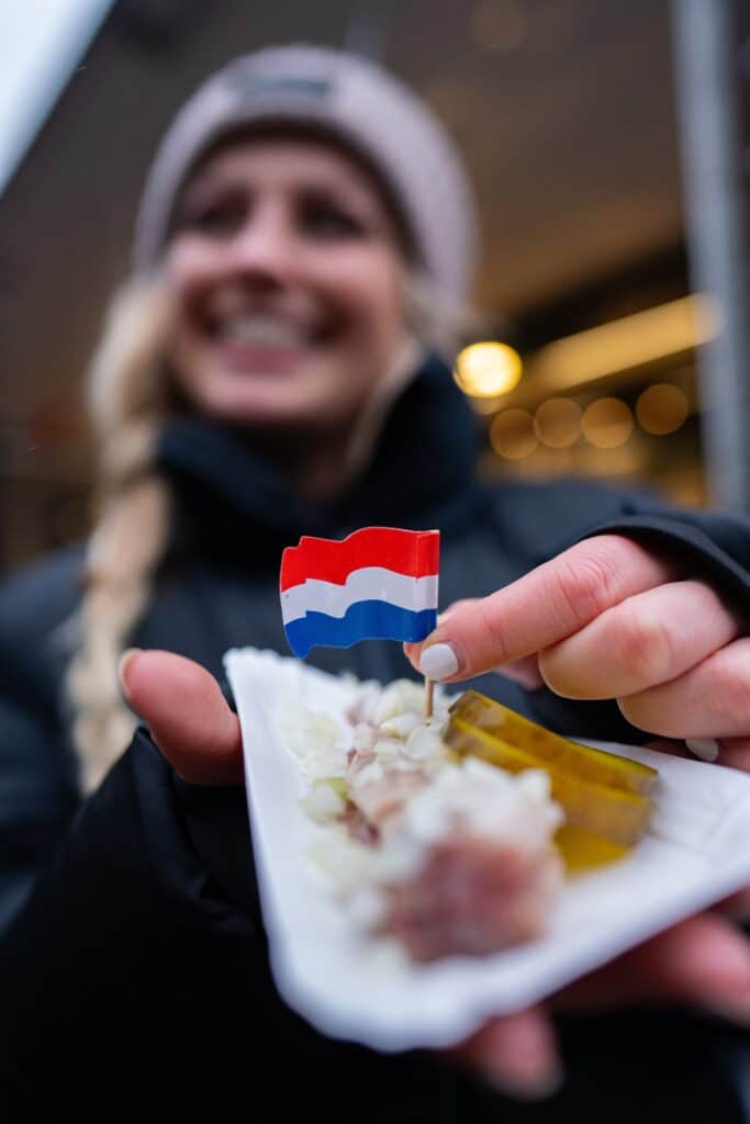 buy fresh fish in Zandvoort beach
