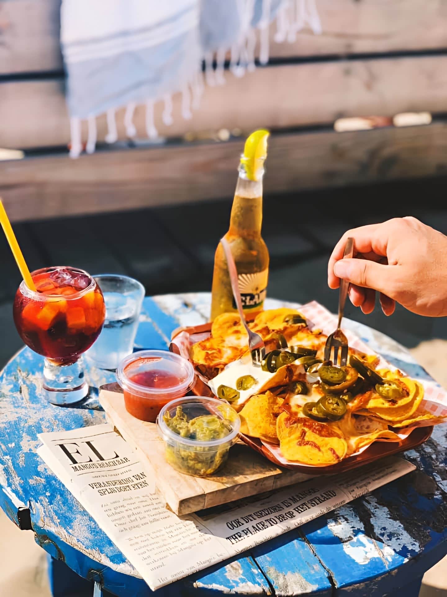 Food & drinks at Mango's Beach Bar Zandvoort